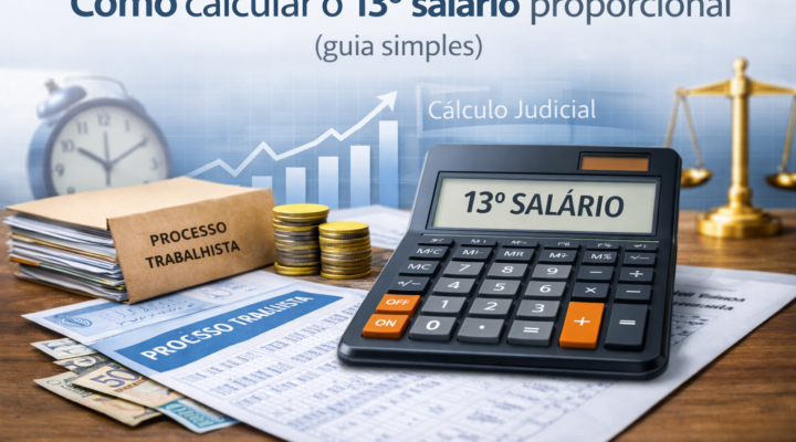 Como calcular o décimo terceiro salário proporcional