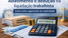 Abatimento e dedução na liquidação trabalhista: como evitar pagamento em duplicidade
